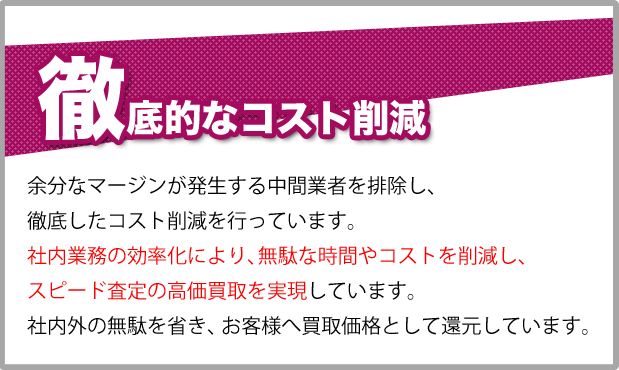 コスト削減